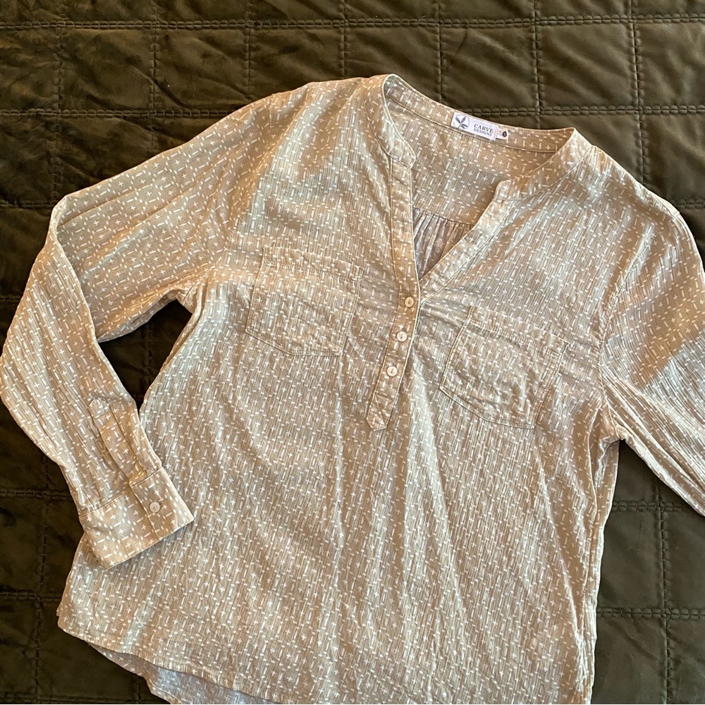 LIKE NEW Carve Designs Dylan Gauze Top
